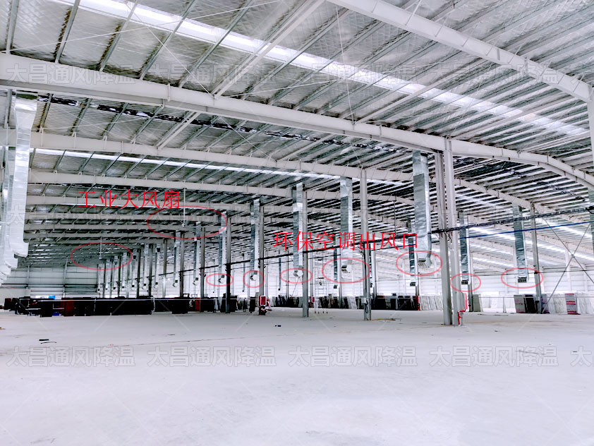 扇機互補-鋼結構廠房車間通風降溫節(jié)能方案