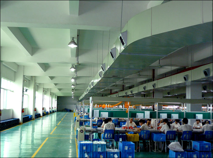 廣東電子廠環(huán)?？照{(diào)通風(fēng)降溫案例