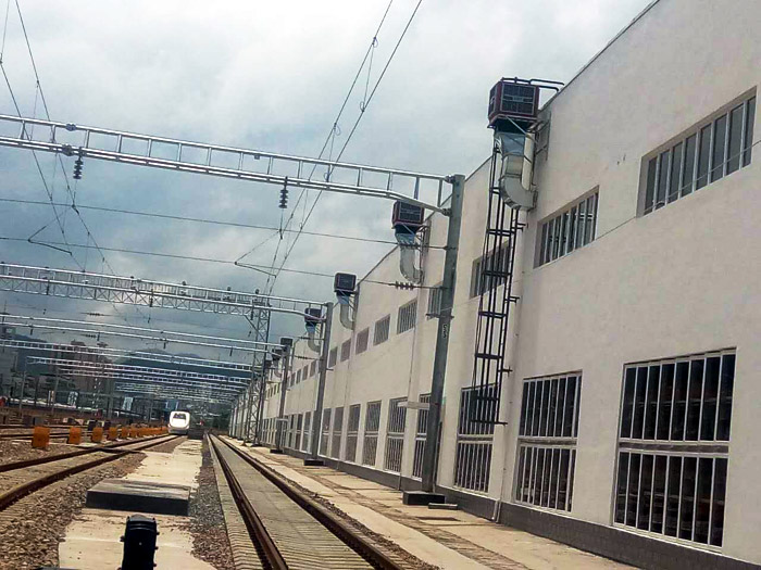 火車站高鐵站安裝節能環?？照{