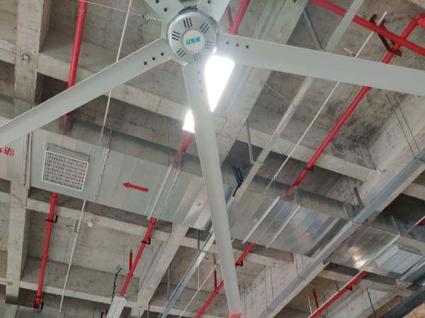 又一家大型倉庫工業大風扇工程竣工